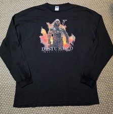 Vintage Disturbed 2008 "Indestructible" band long-sleeve T-shirt Mens 2XL