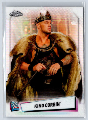 2021 Topps Chrome WWE #IV-8 King Corbin Image Variation RAW