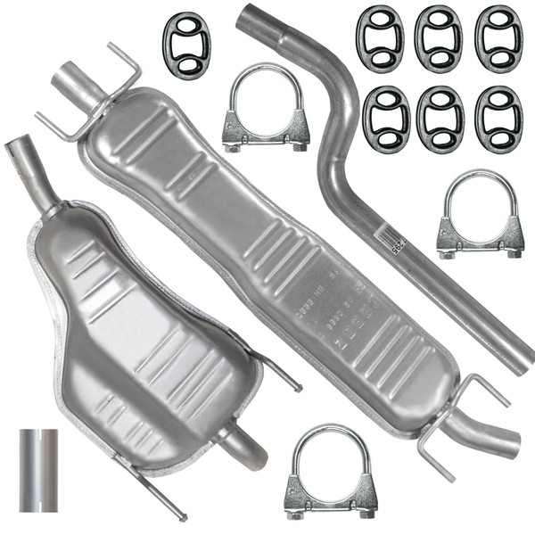 Auspuffanlage SchalldäMpfer Auspuff FüR Opel Astra H III 3 04-10 1.8 FließHeck-image