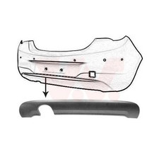1x Spoiler VAN WEZEL 3804509 passend für OPEL
