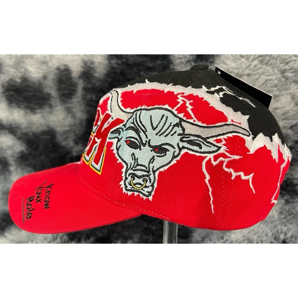 Vintage WWF The Rock "Know Your Role" Snapback Hat 1999 NWT Deadstock - Image 2 of 4