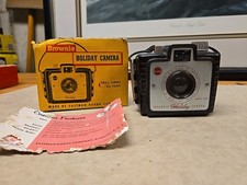 Vintage 1950s Kodak Brownie Holiday Camera w Original Box and Papers Rare...