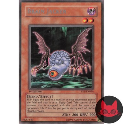 Yugioh Brain Jacker FET-DE034 Rare 1. Auflage NM