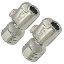 JACO Lightning S-Series Tire Air Chuck 1/4" F-NPT Open Flow 2-Pack