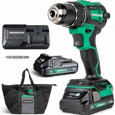 Metabo HPT DS18DEXM 18V MultiVolt Brushless Drill Driver w/ 2 Batteries New NIB