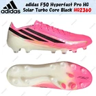 adidas F50 Hyperfast Pro HG Solar Turbo Core Black HQ2360 Men's Size