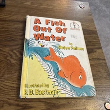 A Fish out of Water Dr Seuss Beginner Book By Helen Palmer 1961 HC BCE