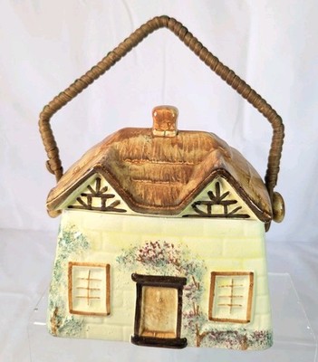 Vintage Keele Street Keramik handbemalt Landhausware Keksfass/Keksdose B3