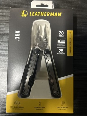 Leatherman ARC Multi-Tool - Black DLC & Stainless Steel. NEW - Free Shipping