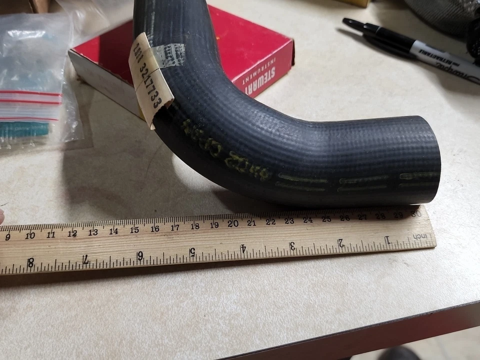 НОВЫЙ ИЗ СТАРЫХ ЗАПАСОВ 1974 AMC MATADOR ШЛАНГ, КОРПУС ТЕРМОСТАТА ДЛЯ СЕРДЕЧНИКА РАДИАТОРА 3217733 НЕ ПЕРЕМЕННОГО ТОКА - Изображение 3 из 3