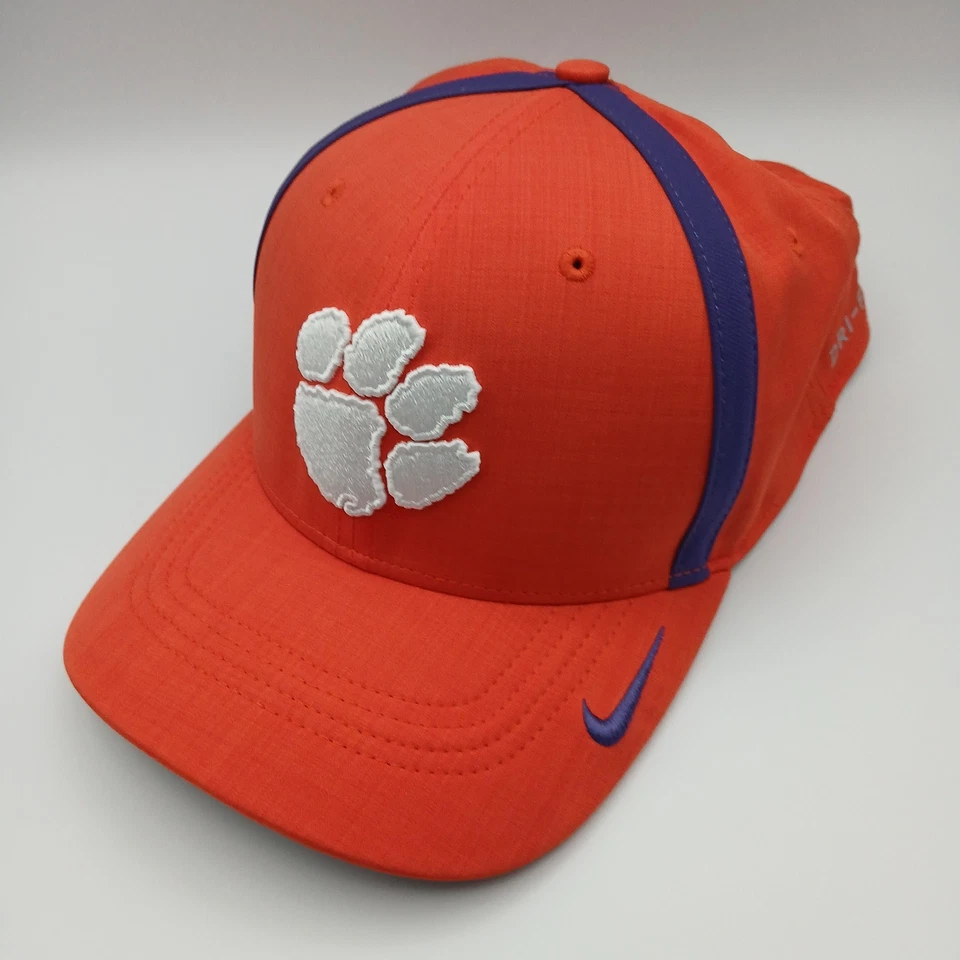 Gorra de golf Nike Clemson Tigers Aerobill correa trasera naranja blanco logotipo clásico99 Foto 2 de 4