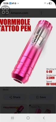 WORMHOLE TATTOO PEN NEVER USED