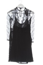 ZARA Abito in pizzo Donna Abito Taglia IT 38 nero stile casual