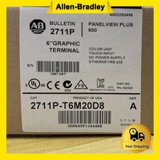 New AB 2711P-T6M20D8 PanelView Plus 600 Surplus Box Free Shipping