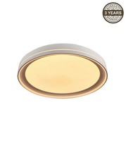 Domoletti LED Deckenleuchte Ø39 Cm 30W 1400 Lm Dimmbar Weiß Fernbedienung