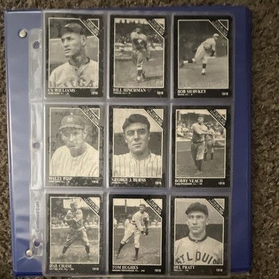 The Sporting News Conlon Conlon 1916 Baseball Card Lot 9 #154-158