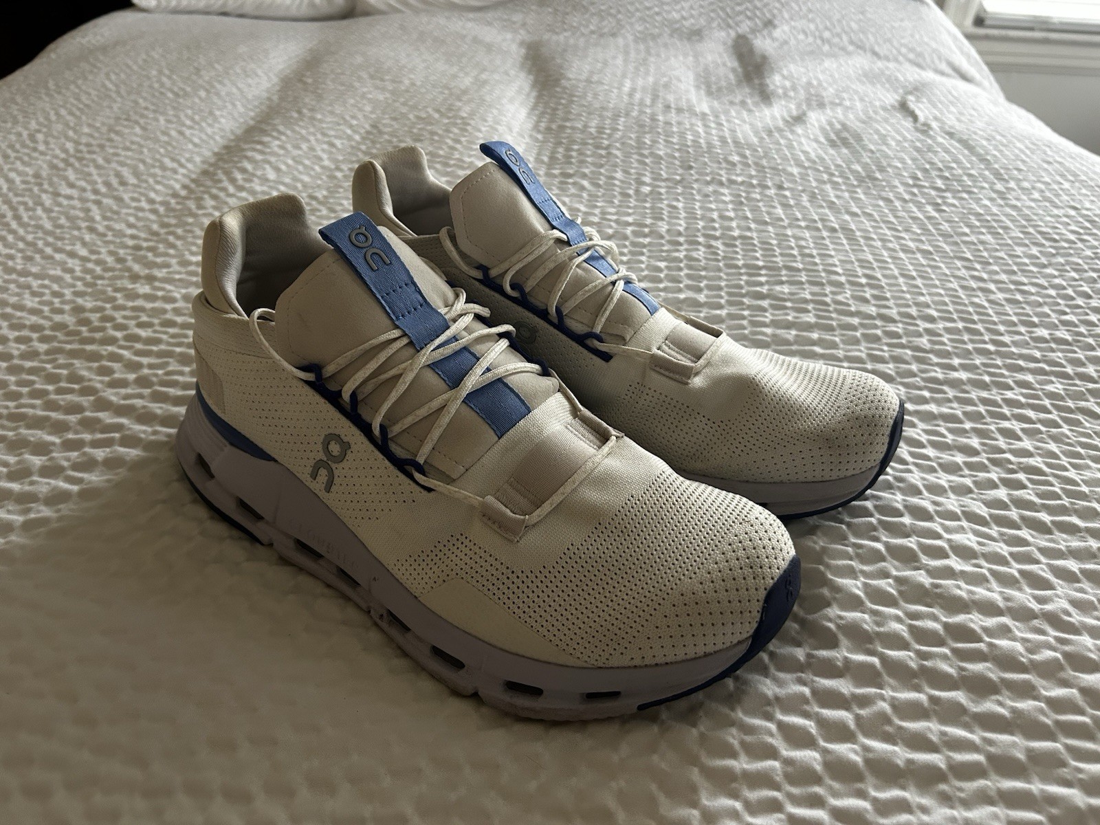 On Cloud Running Cloudnova Cloudtec White Blue Wo… - image 2