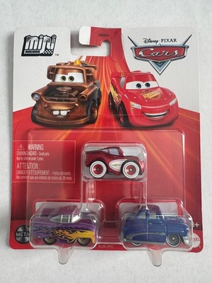 Disney Pixar Cars mini racers 3 pack Ramon, Cruising LMQ, Doc Hudson | eBay