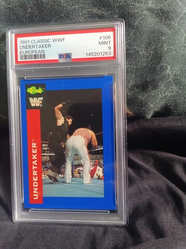 Undertaker 1991 Wwf European #106 Mint Psa 9