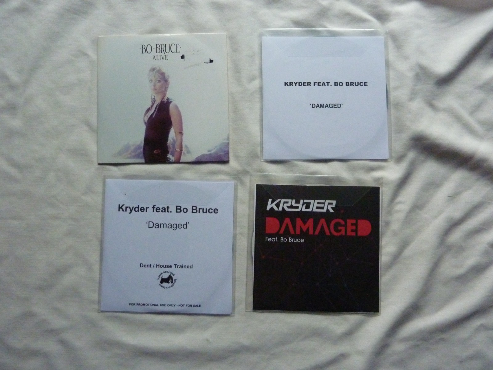 Job lot Bo Bruce 4 promo CD singles