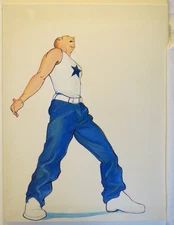 Original Acrylic Painting- Dylan Superstar- Direct from + Signed by Artist