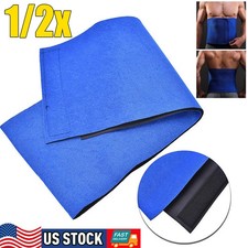 1/2pcs Waist Trainer for Women Men, Waist Sweat Band, Belly Band Sweat Belt US