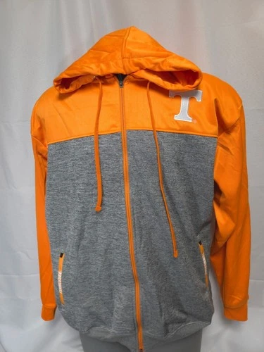 Mens Profile Varsity Tennessee Volunteers NCAA Grey Big & Tall Zip Up Jacket