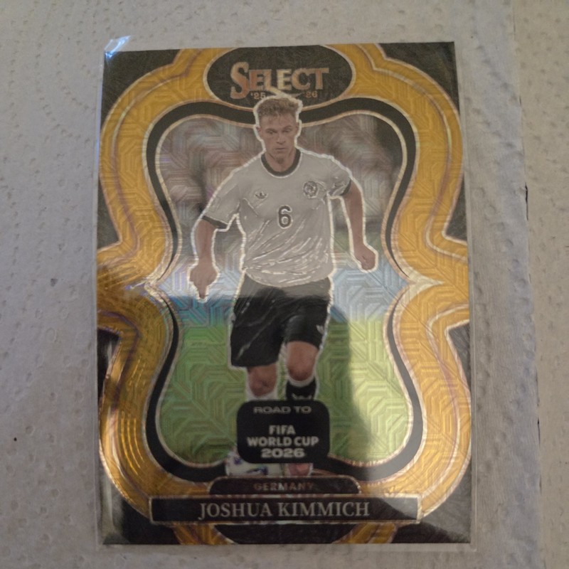JOSHUA KIMMICH 2025-26 SELECT ROAD TO FIFA WC  GOLD MOJO 06 /10 JERSEY MATCH