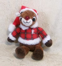 Rudolph The Red Nosed Reindeer 10-inch Plush Toy Musical  Lights Up SEE DETAILS