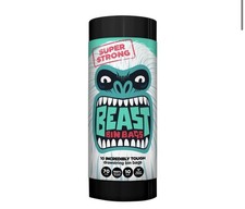 Beast Incredibly Tough Drawstring Bin Bags x10 70L