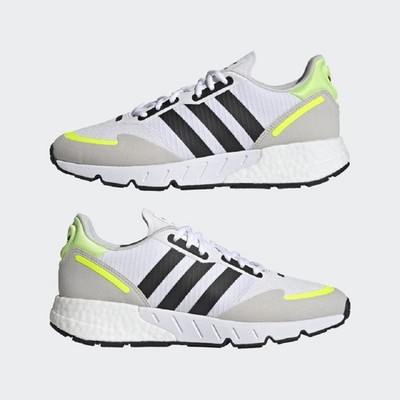 Adidas ZX 1K Boost Sneaker Shoes White Black