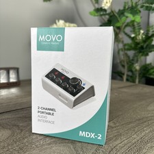 Movo MDX-2 Dual Channel Portable Audio Interface