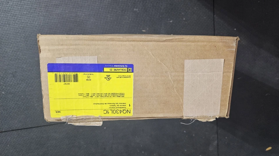 Cuadrado D NQ430L1C NQ Panelboard Interior 100A 240V 3PH 4W 30 Espacio 100 Amp NUEVO Foto 2 de 4