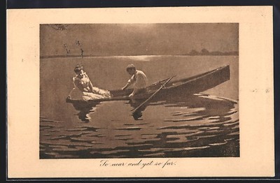 Künstler-AK James Henderson + Sons Nr. 773: So near and yet so far 1909 