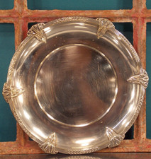 Jugendstil WMF Anbiet Pralinen Geb&auml;ck Teller Schale silber/versilbert Dm23 Punze
