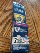 Oral-B CrossAction Electric Toothbrush Replacement Brush Head Refills, 2 Count