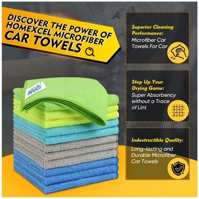 Absorbent Cleaning Rags 150 Pcs, Multicolor