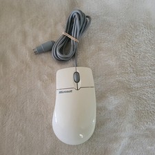 Vintage Microsoft Intellimouse Port Compatible 2-Button PS/2, Scroll Wheel Wired