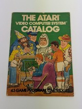 The Atari Video Computer System Catalog 43 Game Program Cartridges 1981 Brochure