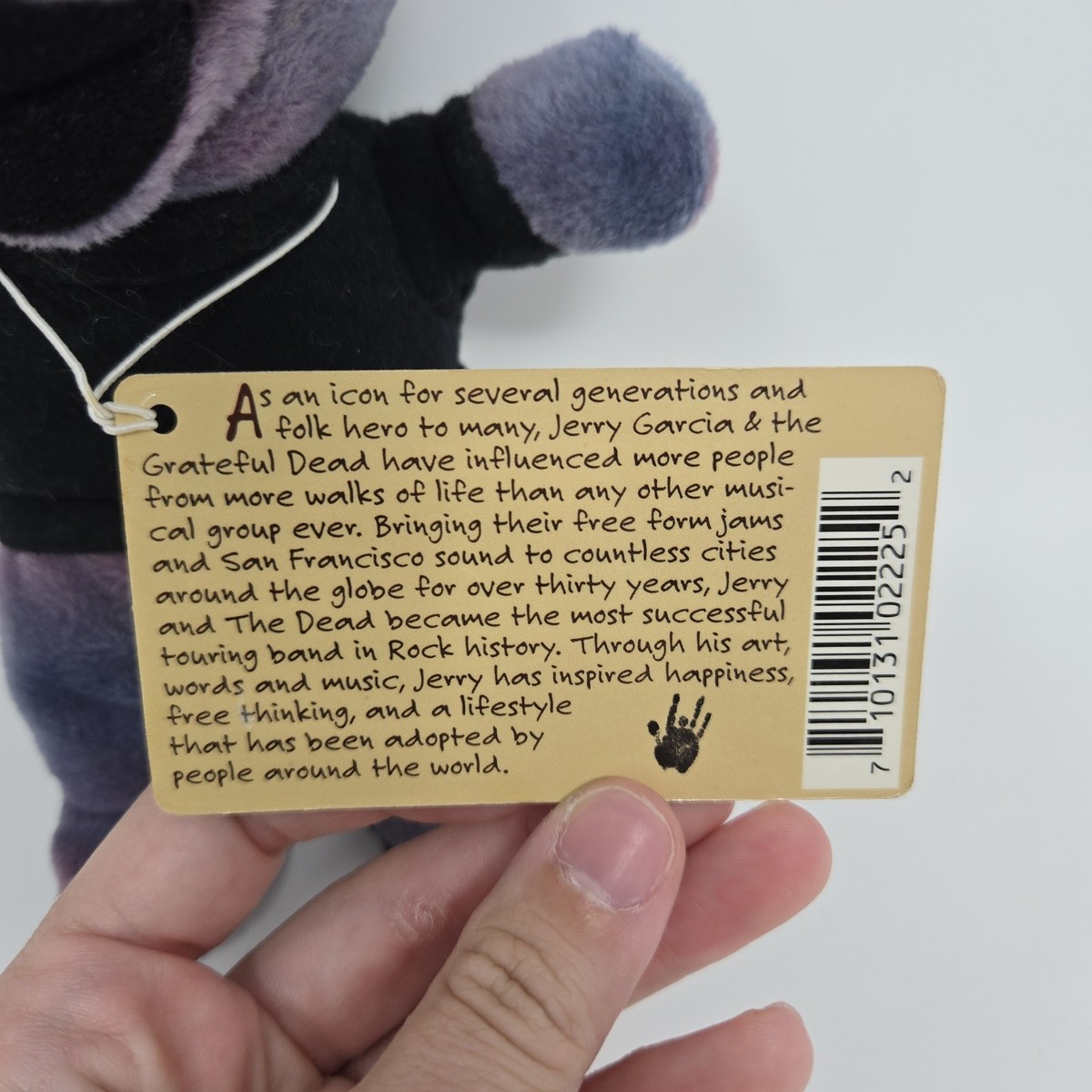 レアCrazyfingers;Grateful dead bear Grateful Dead Crazy Fingers 2nd Edition Bean Beanie Bear
