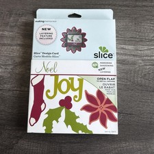 Making Memories Slice Design Card Noel Holiday MS Layering Shadowing New Sealed