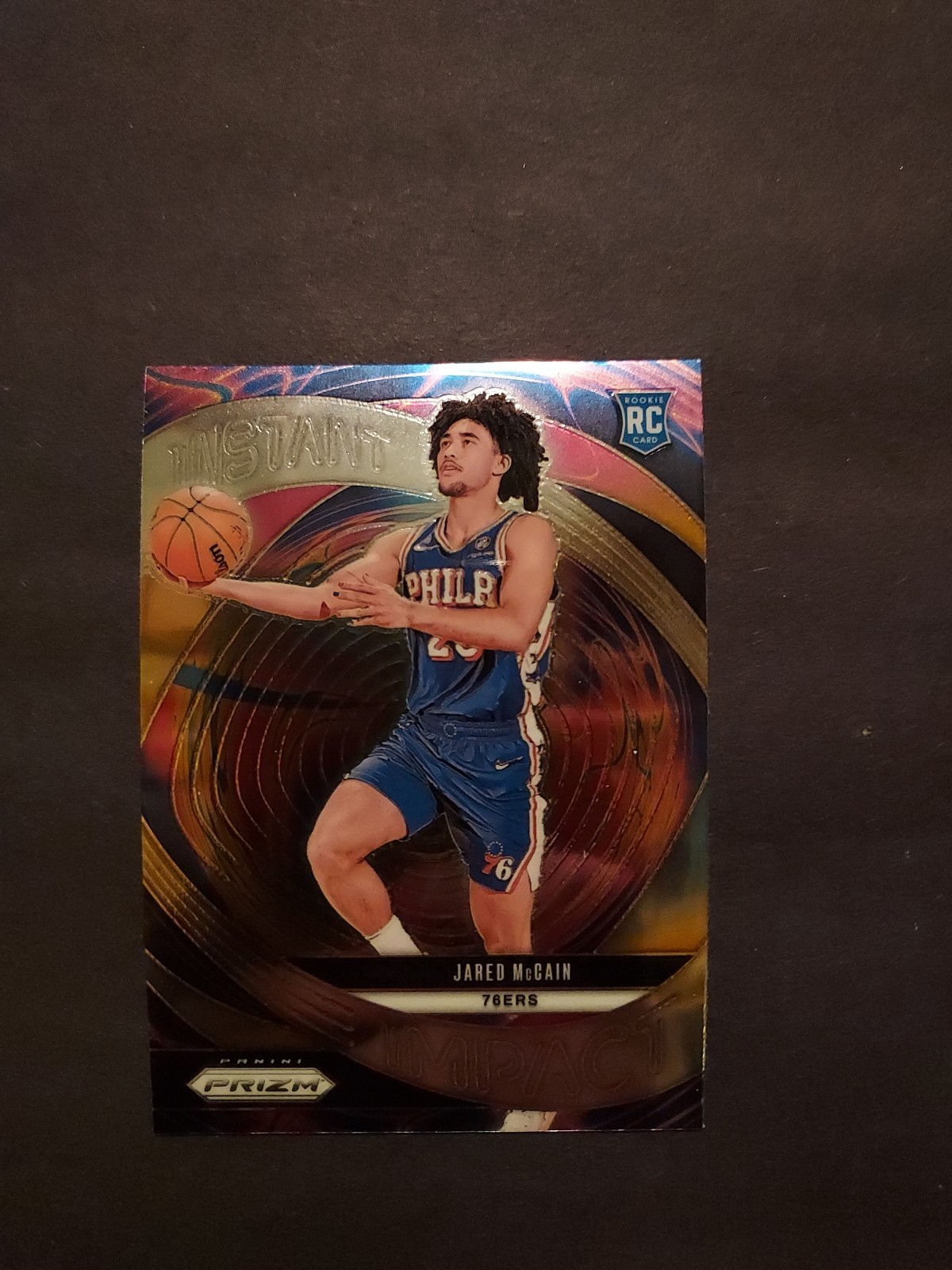 Jared McCain 2024-25 Panini Prizm Instant Impact 10 RC