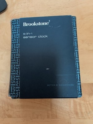 Brookstone 5 In 1 Sensor Clock Bob 5 In 1 Wobble Clock New In Box