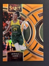 2024 Panini Select WNBA - Premier Level Jewell Loyd #142 Orange Prizm /125