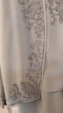 Mother of the Bride Formal Dress Light Sage Embellished Sheer Jacket Glam