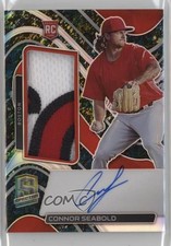 2022 Panini Chronicles Spectra Splatter Prizm 9/16 Connor Seabold #129 Auto i5f