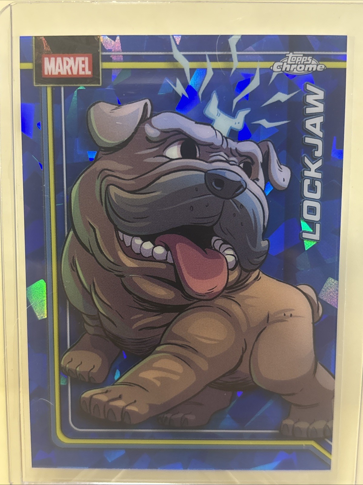 Lockjaw Topps Marvel Chrome Sapphire 2026 #070 Blue