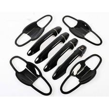 For Toyota Rav4 2013-2018 Black Side Door Handle Bowl Molding Cover Trim