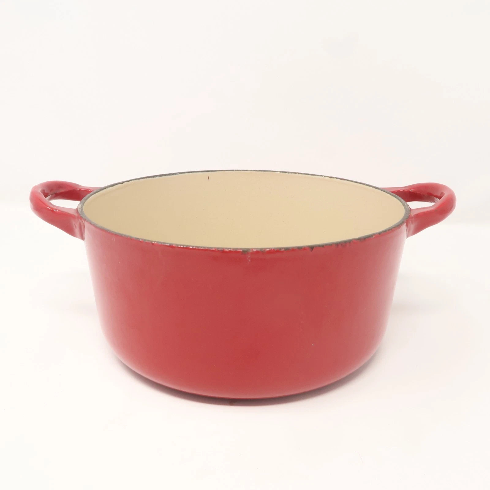LE CREUSET "B" Small Dutch Oven Made In France Red *NO LID