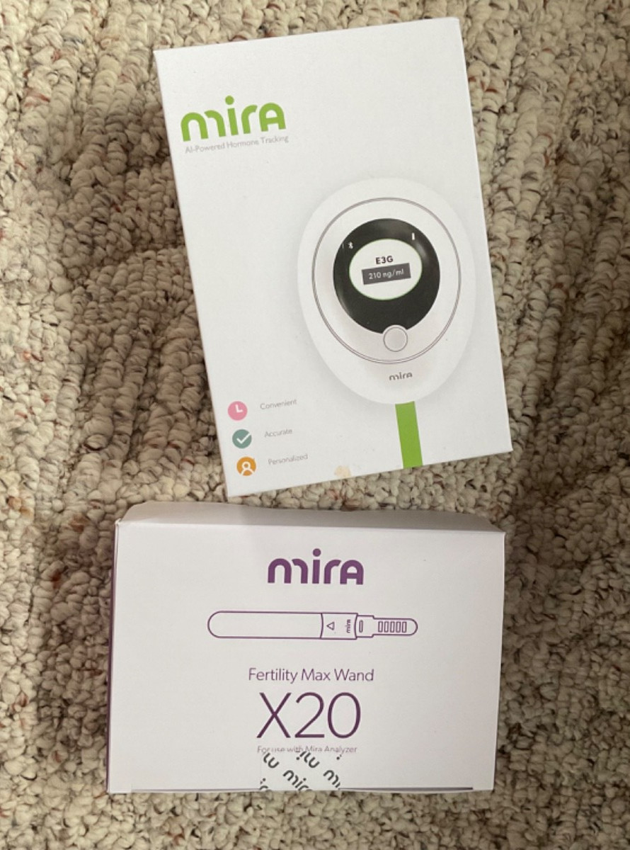 Mira Fertility Hormone Analyzer Fertility Tracker New! SEALED 20 Mira wands READ